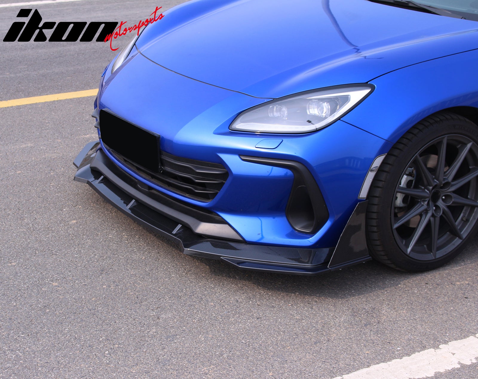 IKON MOTORSPORTS Front Bumper Lip, Compatible with 2022-2024 Subaru BRZ ...