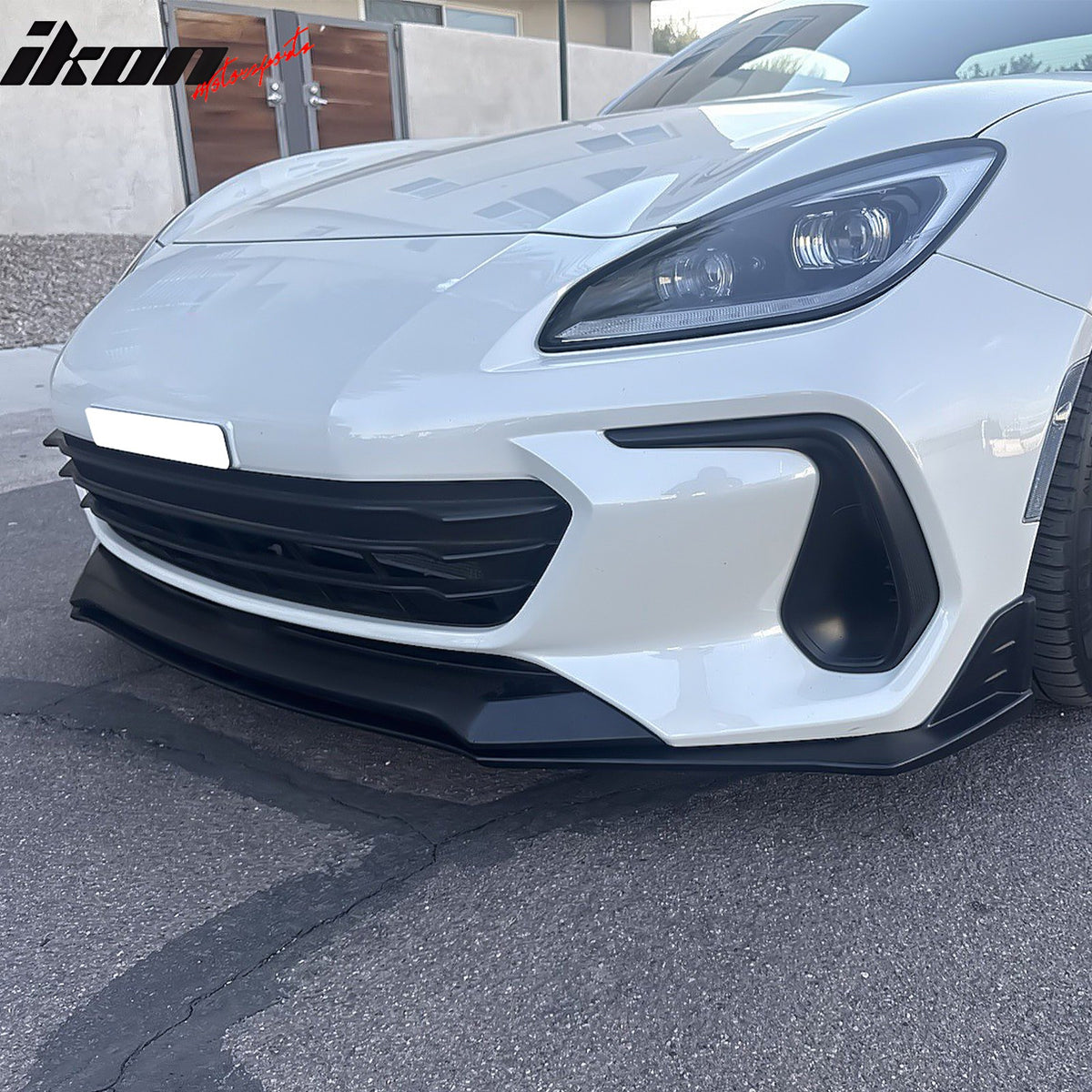 For 22-26 Subaru BRZ Coupe 2-Door STI Style Front Bumper Lip Spoiler Splitter PU