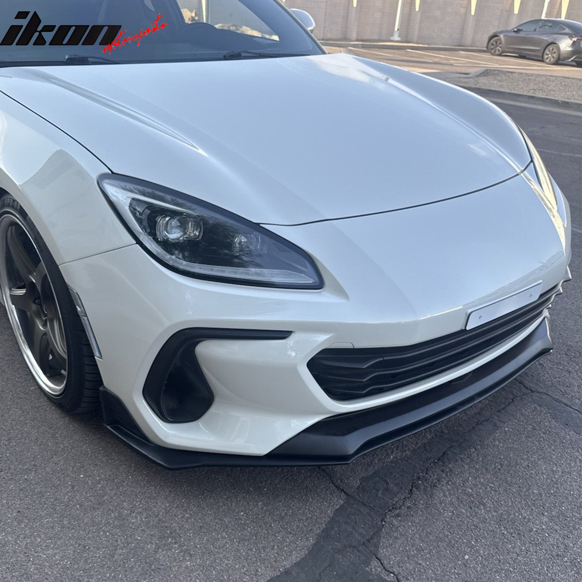 For 22-26 Subaru BRZ Coupe 2-Door STI Style Front Bumper Lip Spoiler Splitter PU