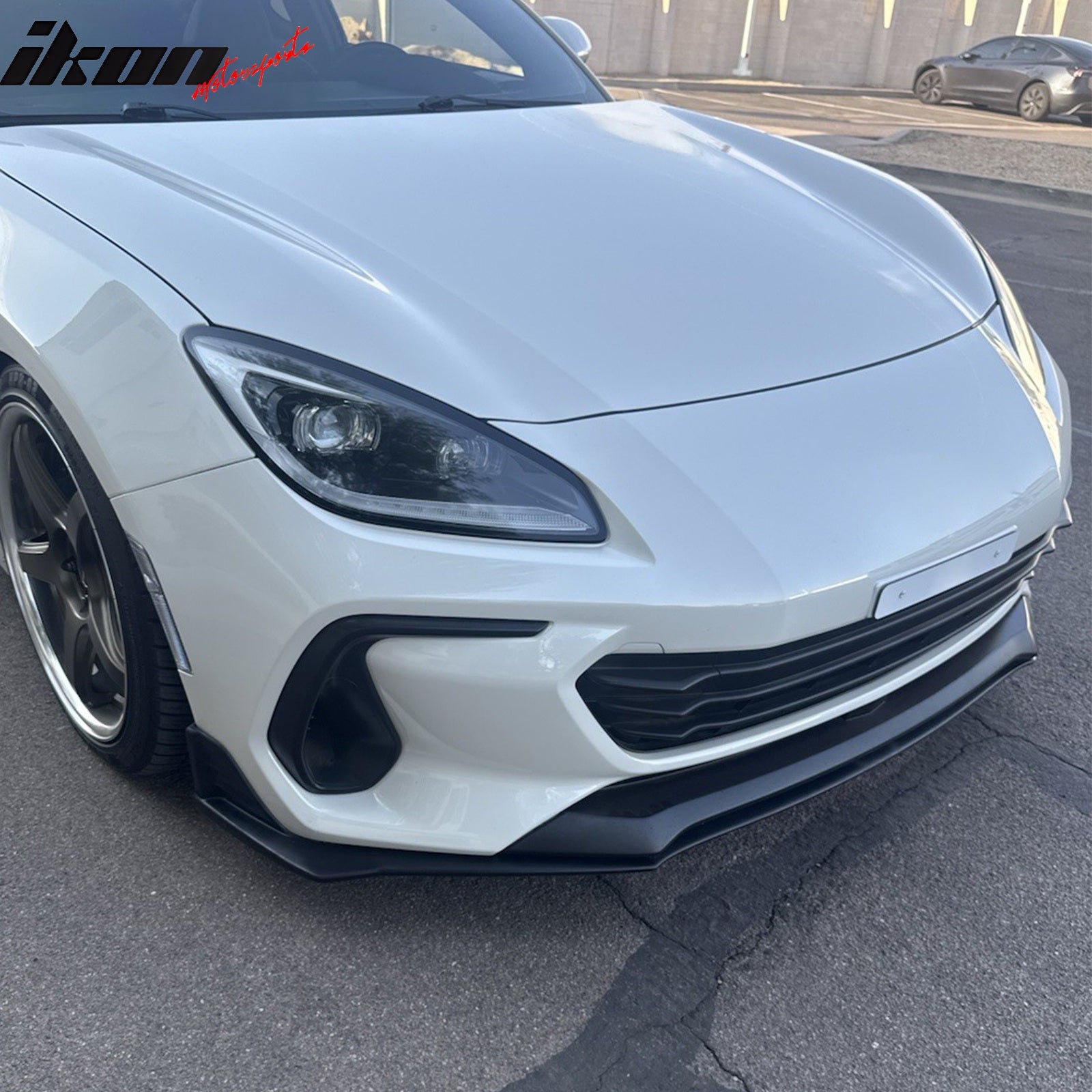 For 22-26 Subaru BRZ Coupe 2-Door STI Style Front Bumper Lip Spoiler Splitter PU