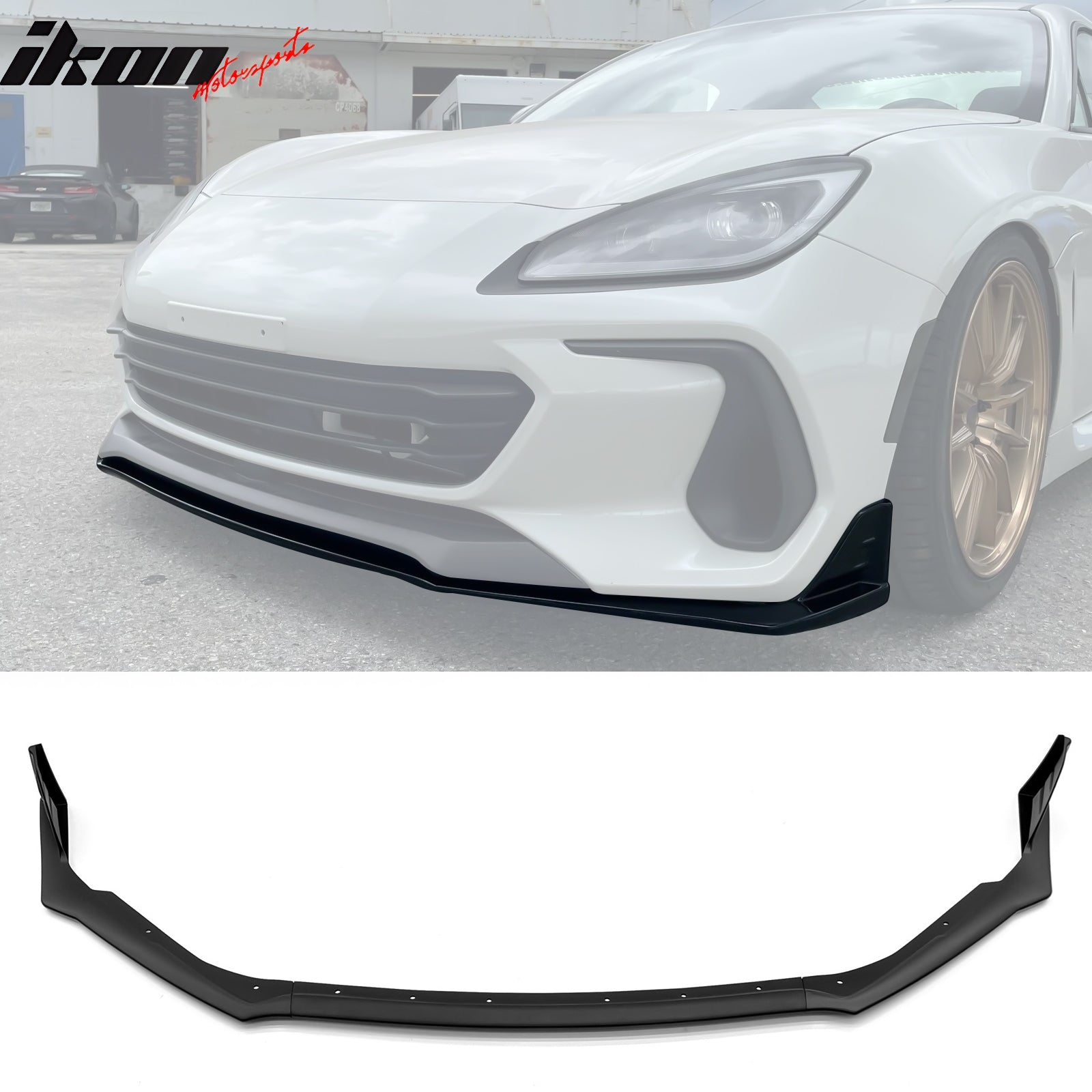 Fits 22-25 Subaru BRZ ZD8 Front Bumper Lip JDM STI Style Spoiler