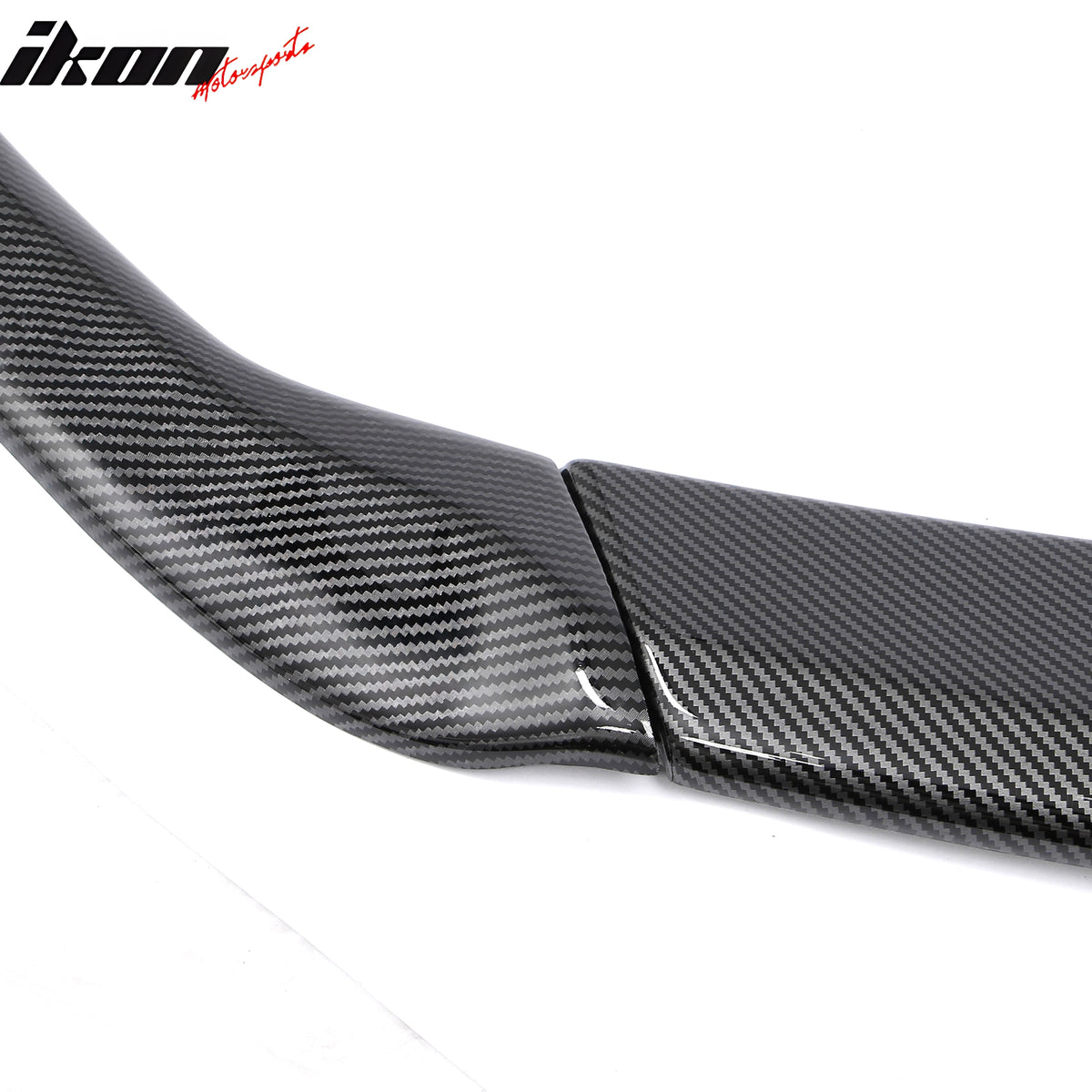 Fits 23-25 Subaru Solterra ST Front Bumper Lip Chin Spoiler Carbon Fiber Print
