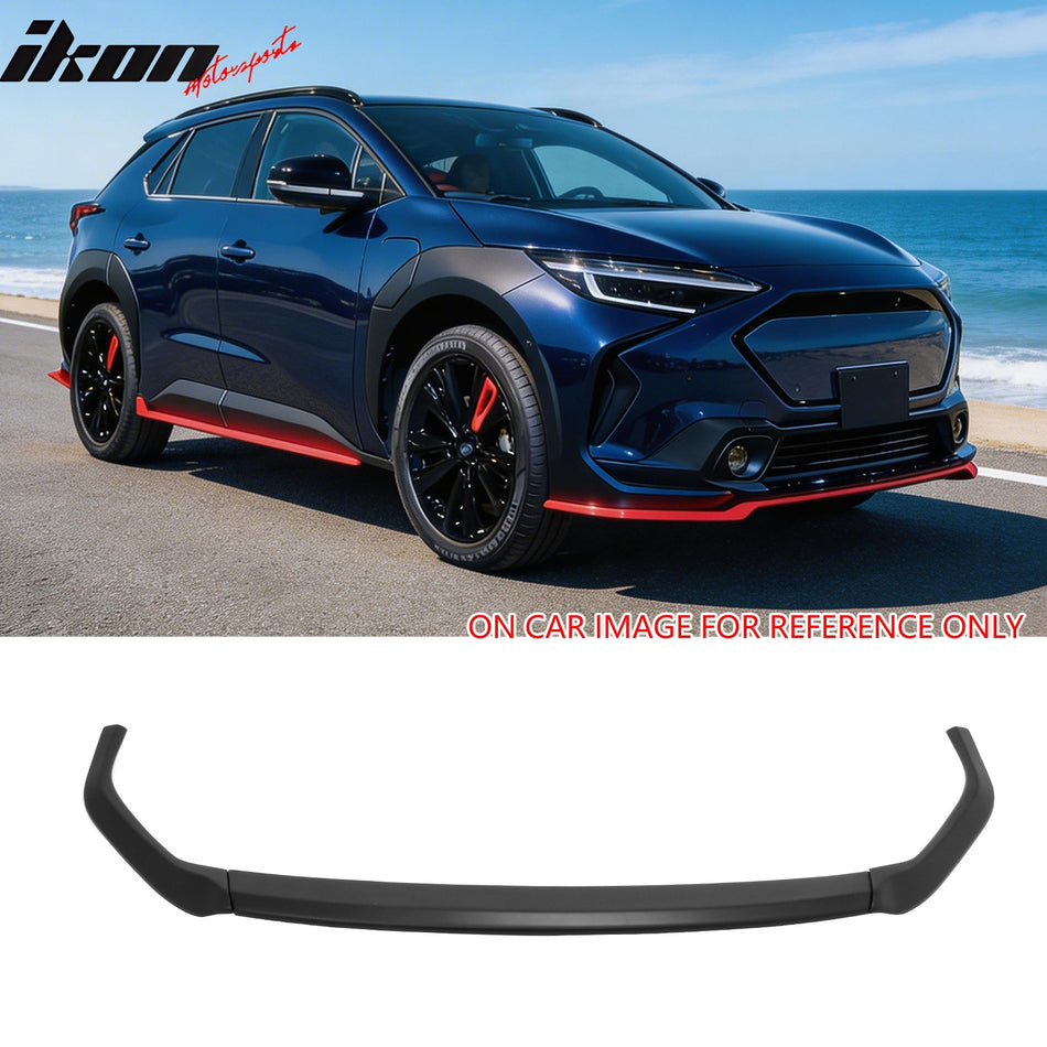 2023-2025 Subaru Solterra ST Style Matte Black Front Bumper Lip ABS