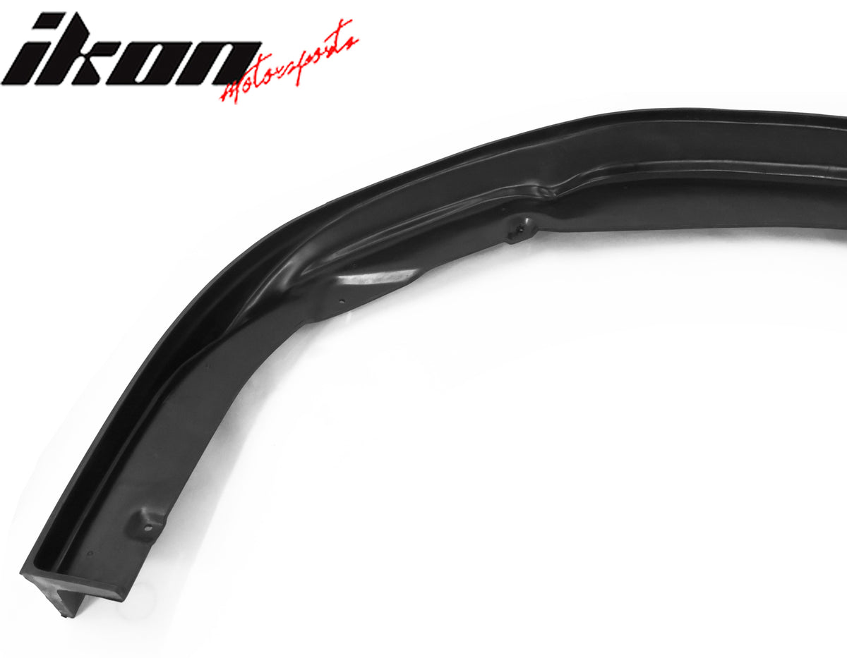 Fits 22-25 Subaru WRX CS Style Front Bumper Lip Spoiler Kit Unpainted Black PU