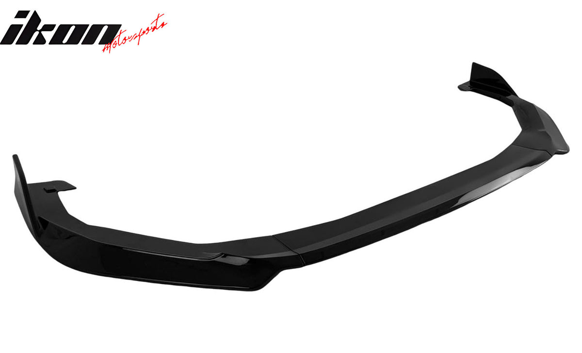 Fits 22-24 Subaru WRX Front Bumper Lip 3PC ABS Chin Spoiler Gloss Black Splitter