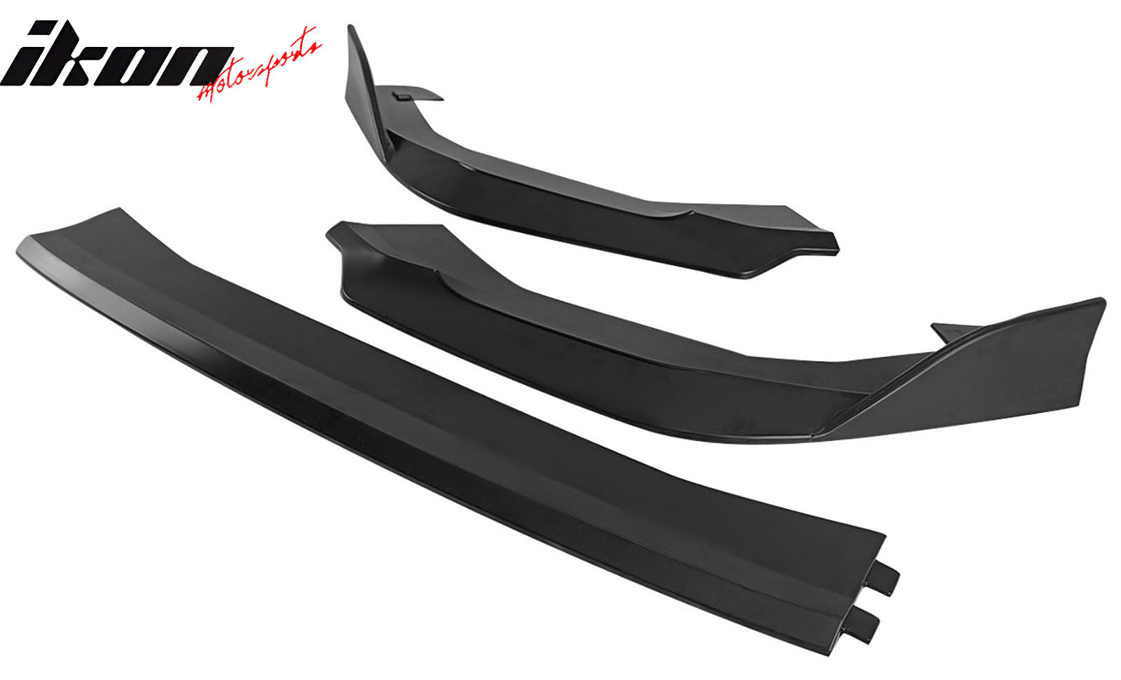 Fits 22-25 Subaru WRX 5th VB 3PCS Front Bumper Lip Spoiler Splitter Matte Black