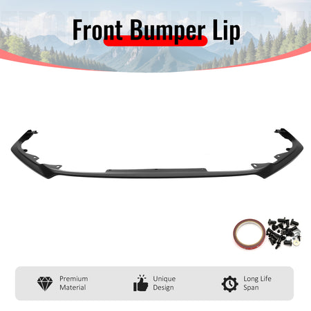 Fits 22-26 Subaru WRX 5th VB STI Style Front Bumper Lip Spoiler Kit PP Unpainted
