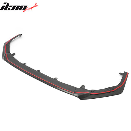 Fits 22-26 Subaru WRX STI Style Front Bumper Lip Spoiler Real Carbon Fiber 3PCS
