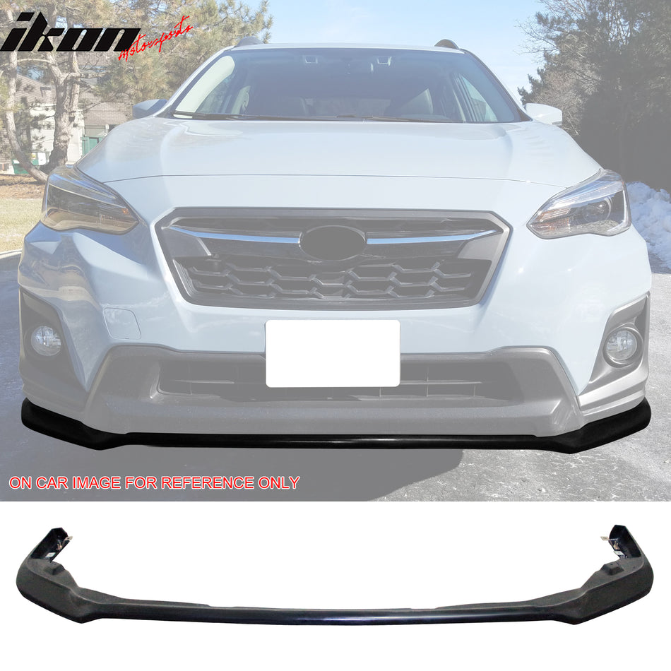 2018-2020 Subaru Crosstrek IKST Style Front Bumper Lip Unpainted PU