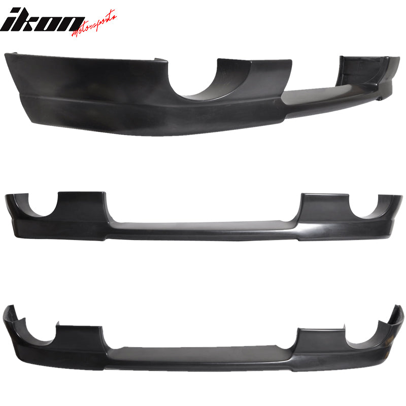 Fits 03-05 Subaru Forester SG5 DS Style Unpainted Front Bumper Lip Spoiler PU