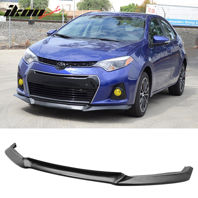 2013-2016 Scion FRS GT Style Unpainted Black Front Bumper Lip PU