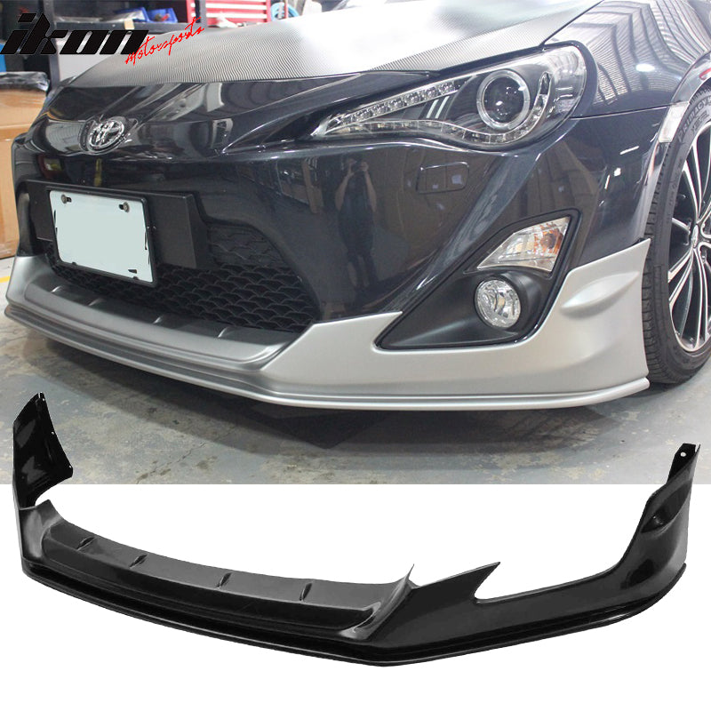 2013-2016 Scion FRS Aero OEM Style Unpainted Black Front Bumper Lip PU