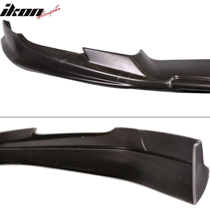 Front Bumper Lip Compatible With 2013-2016 Scion FRS, Type-T PU Black Front Lip Spoiler Splitter by IKON MOTORSPORTS, 2014 2015