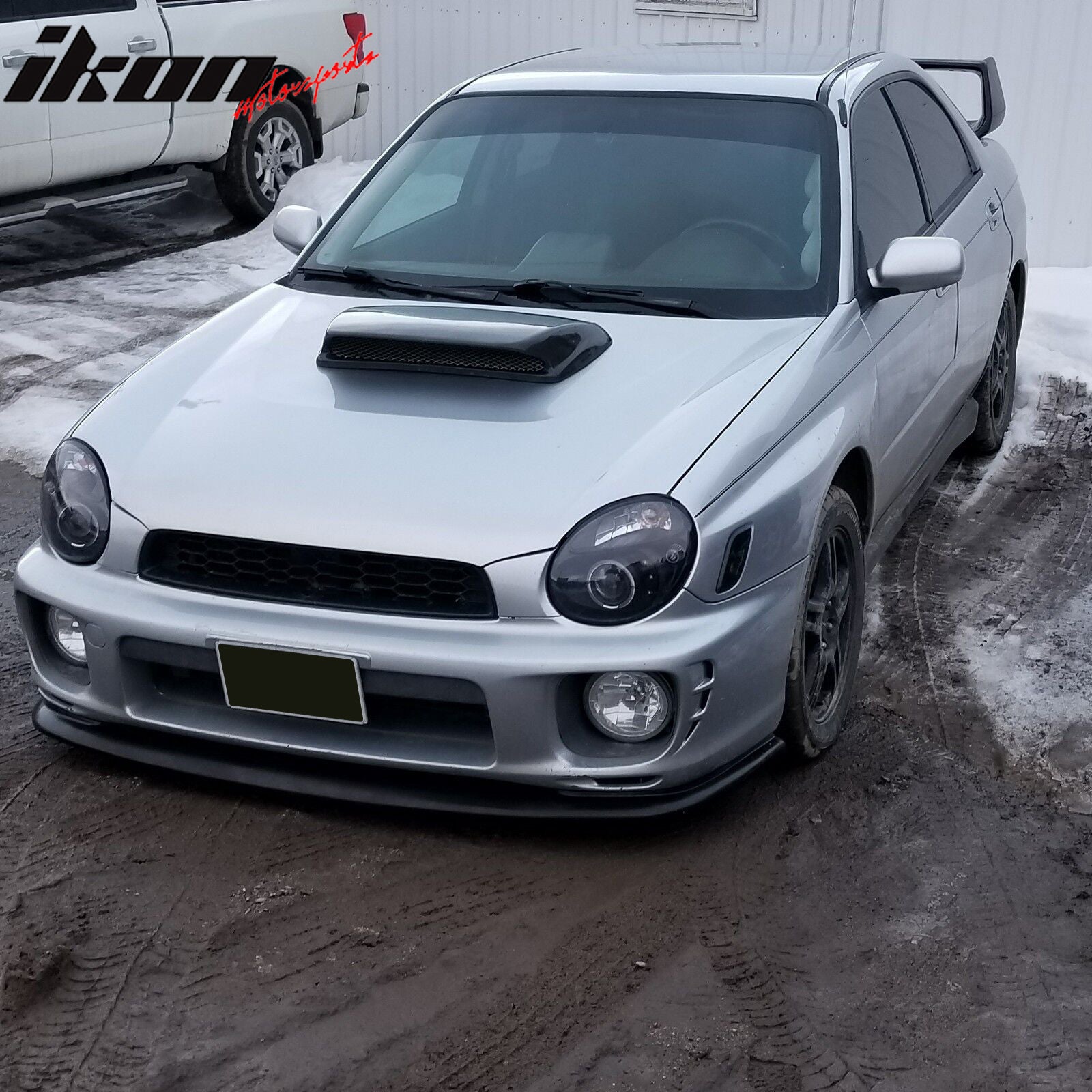 Fits 02-03 Subaru Impreza WRX RS Sedan 4Dr Front Bumper Lip Spoiler DP Style PU