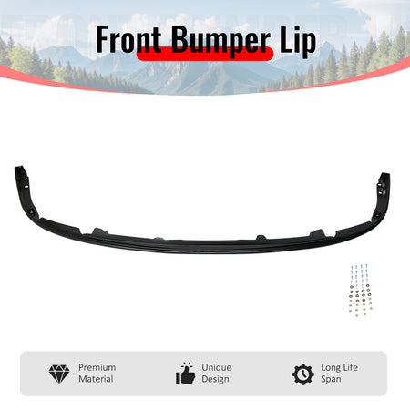 Fits 08-10 Subaru Impreza WRX STI Front Bumper Lip Spoiler Unpainted PP Splitter