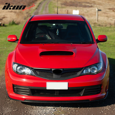 Compatible With 2008-2010 Subaru Impreza WRX STI Front Bumper Lip Spoiler - Polypropylene