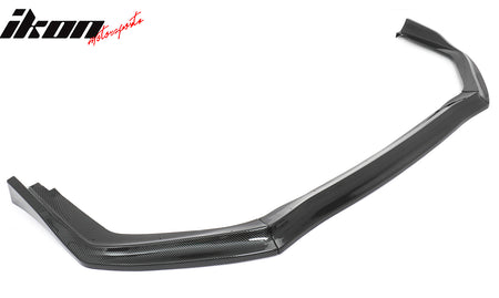 Fits 15-21 Subaru WRX STI Front Bumper Lip 3PC CS Style Carbon Fiber Print Kit