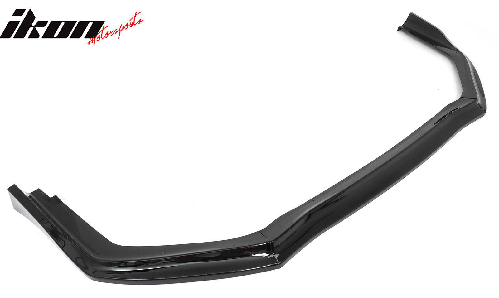 Fits 15-21 Subaru WRX STI Front Bumper Lip 3PC CS Style Gloss Black Chin Spoiler