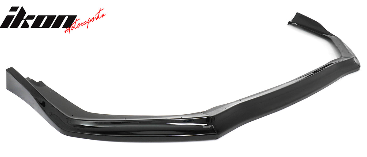 Fits 15-21 Subaru WRX STI Front Bumper Lip 3PC CS Style Gloss Black Chin Spoiler