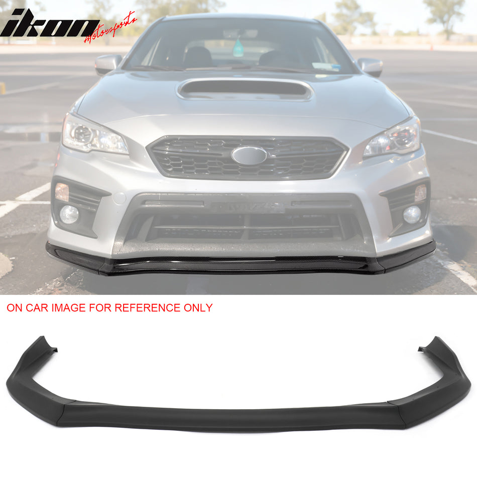 2015-2021 Subaru WRX/WRX STI CS Style Front Bumper Lip Matte Black 3PC