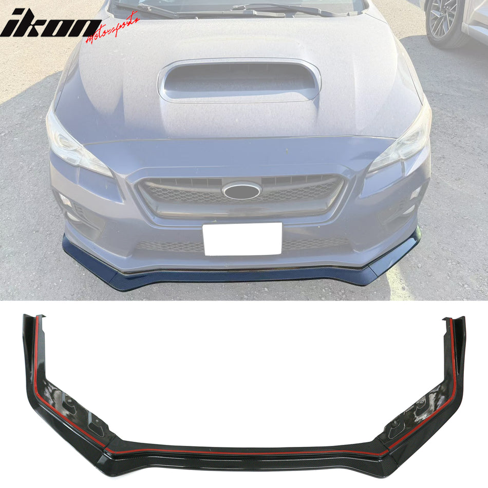 2015-2021 Subaru WRX/WRX STI Carbon Fiber IKON Style Front Bumper Lip