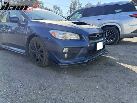 Fits 15-21 Subaru WRX/WRX STI Front Bumper Lip Carbon Fiber IKON Style Spoiler