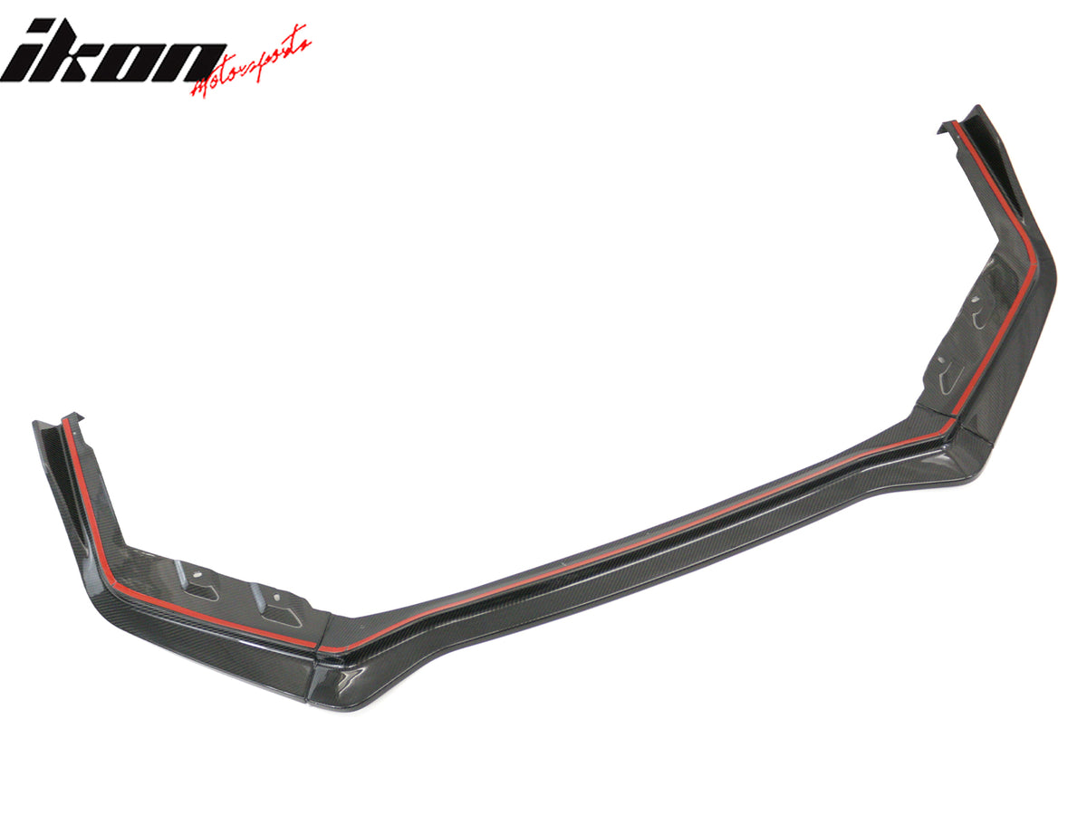 Fits 15-21 Subaru WRX/WRX STI Front Bumper Lip Carbon Fiber IKON Style Spoiler