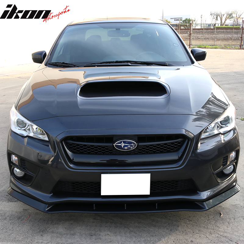 Fits 15-21 Subaru WRX STI Front Bumper Lip MPX Style Chin Spoiler ABS Splitter