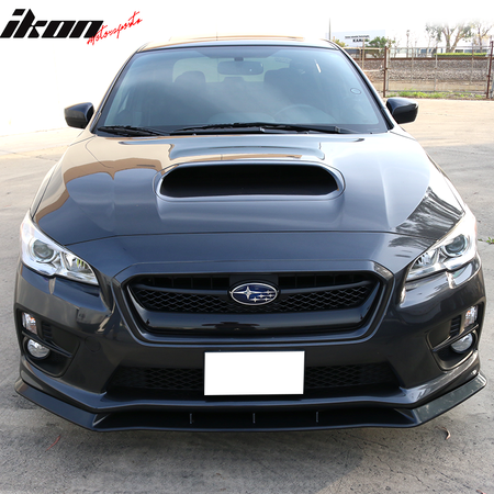 Fits 15-21 Subaru WRX STI Front Bumper Lip MPX Style Chin Spoiler ABS Splitter