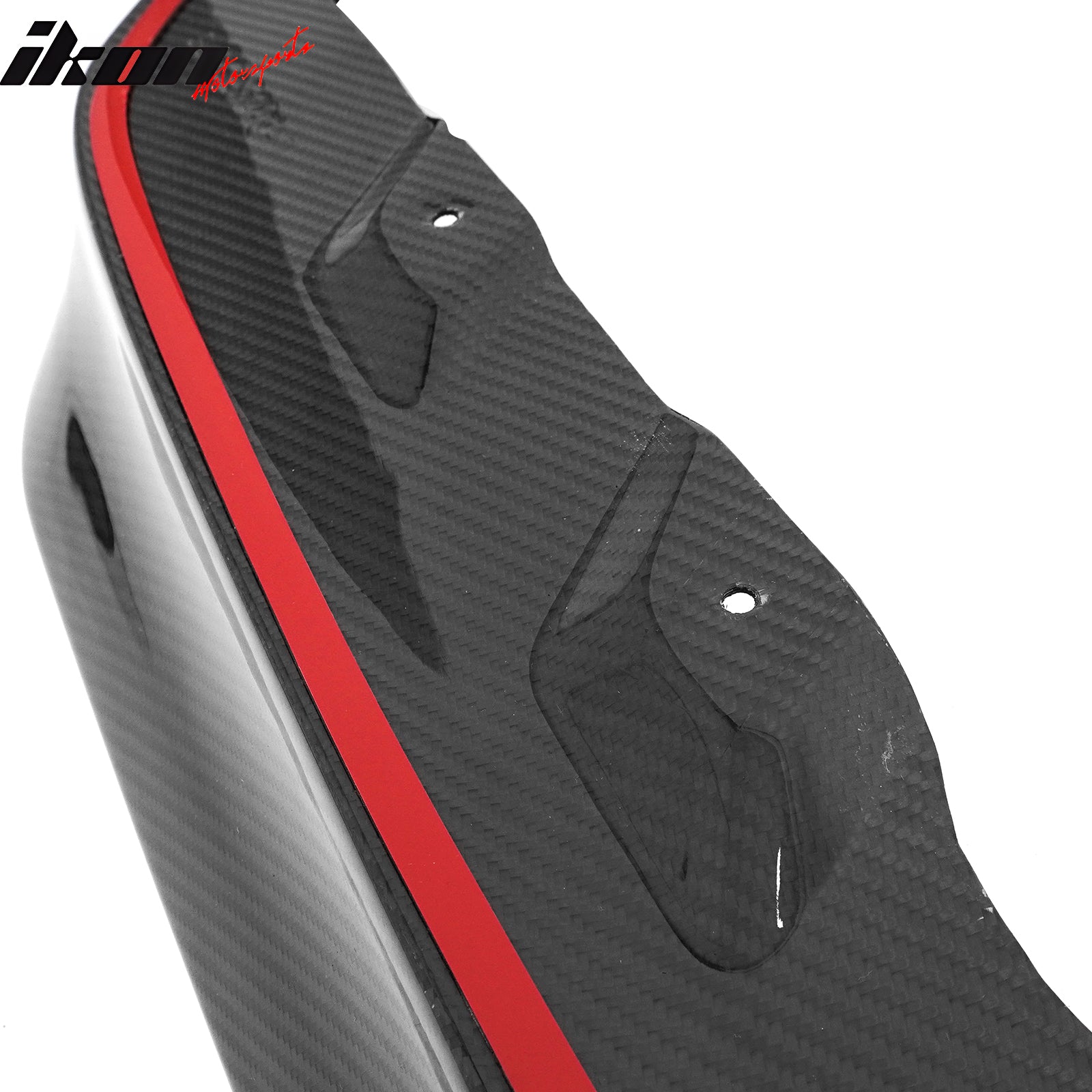 Fits 15-21 Subaru WRX STI OI Style Wet Carbon Fiber Front Bumper Lip Spoiler 3PC