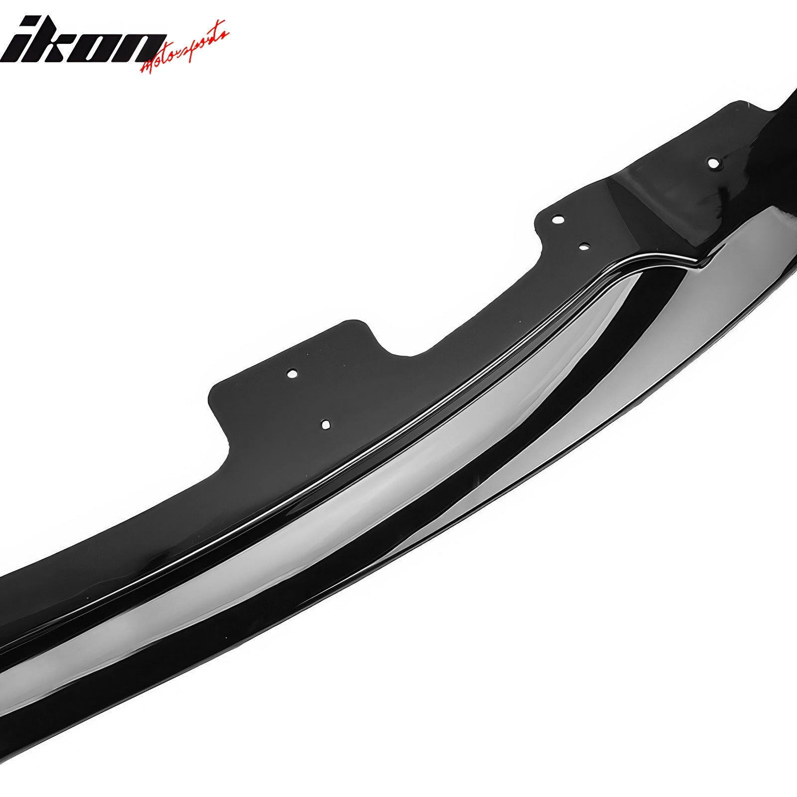 IKON MOTORSPORTS Front Bumper Lip, Compatible with 2006-2007 Subaru Impreza WRX 4DR, STI Style PP Air Dam Chin Spoiler Protector Splitter 1PC