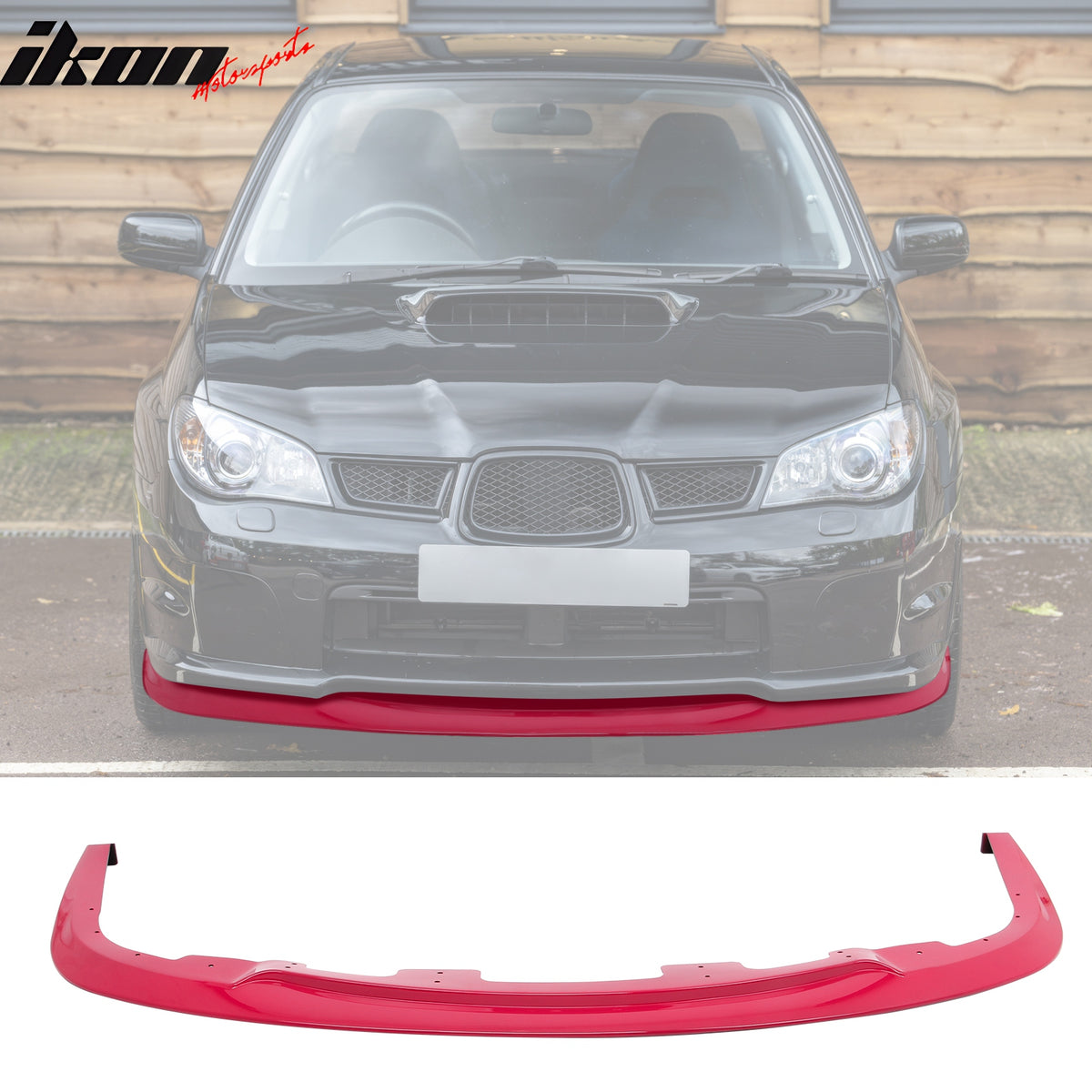 Fit 2006-2007 Subaru Impreza WRX 4DR Front Bumper Lip