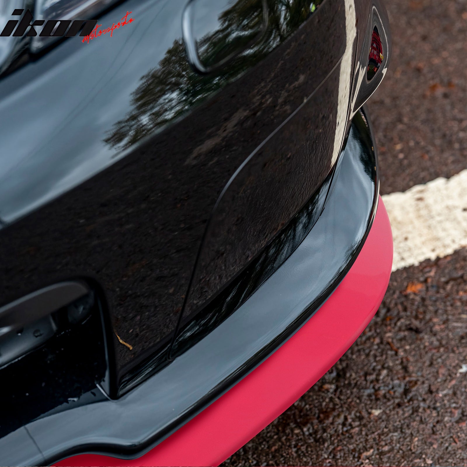 Fits 06-07 Subaru Impreza WRX 4DR STI Style Front Bumper Lip Spoiler PP Pink