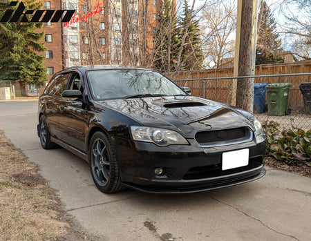 Fits 05-07 Subaru Legacy GT JDM Bumper Only Front Lip Spoiler - PU