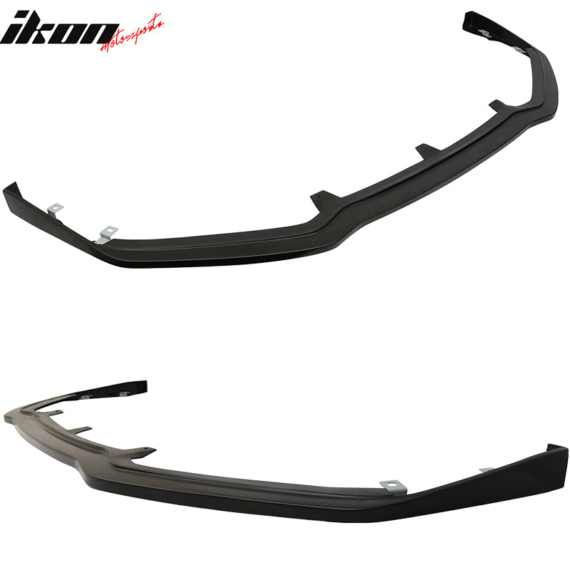 Fits 13-14 Subaru Legacy STI Style Front Bumper Lip Spoiler Unpainted Black PU