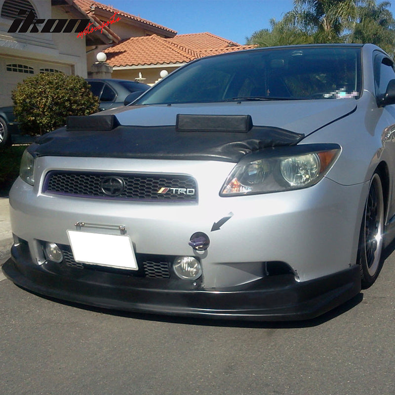 Front Bumper Lip Compatible With 2005 2010 SCION TC Type sport Style PU Black Front Lip Spoiler Splitter by IKON MOTORSPORTS 2006 2007 2008 2009 Ikon Motorsports