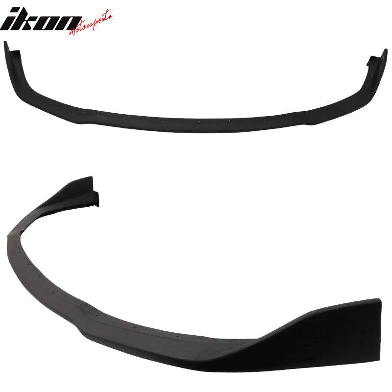 Front Bumper Lip Compatible With 2005-2010 Scion tC, CS Style Black PU Front Lip Finisher Under Chin Spoiler Add On by IKON MOTORSPORTS, 2006 2007 2008 2009