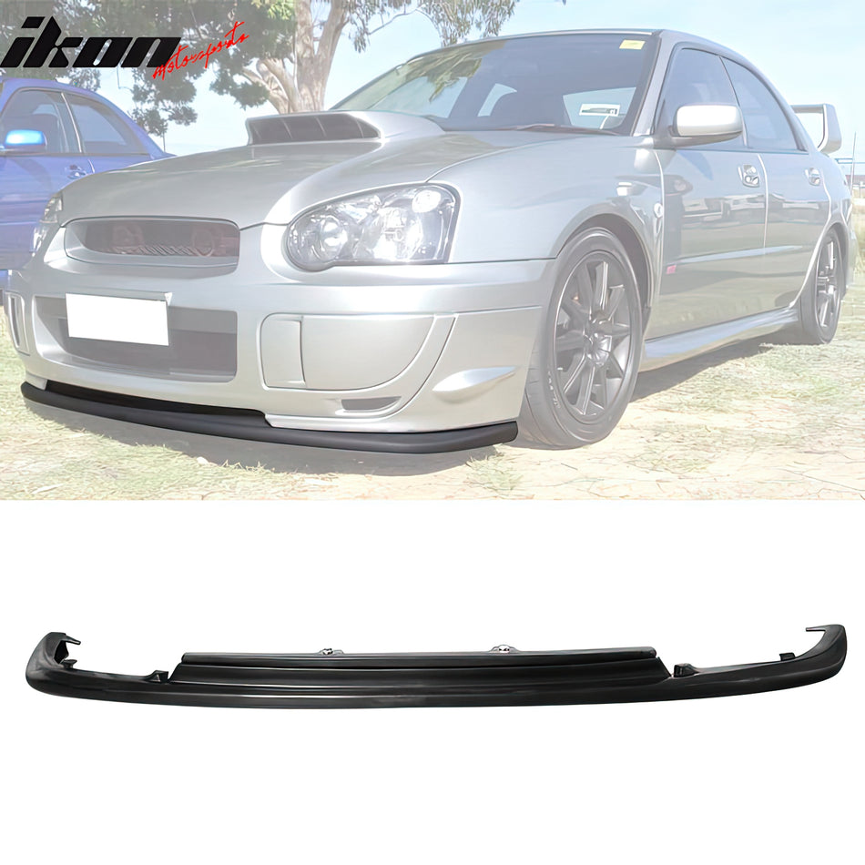 2004-2005 Subaru Impreza WRX STI STI Style Front Bumper Lip Guard - PU