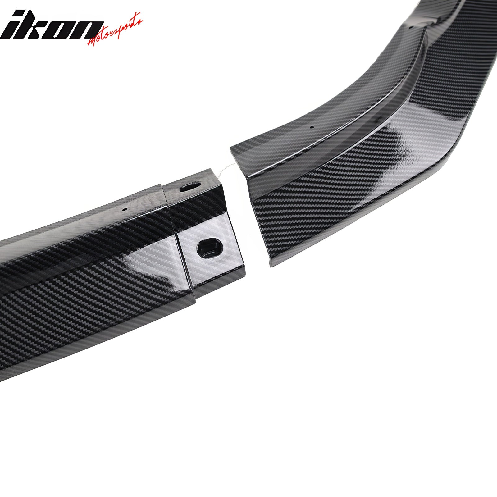 Fits 22-25 Subaru WRX IKON Front Bumper Lip Chin Spoiler PP Carbon Fiber Print