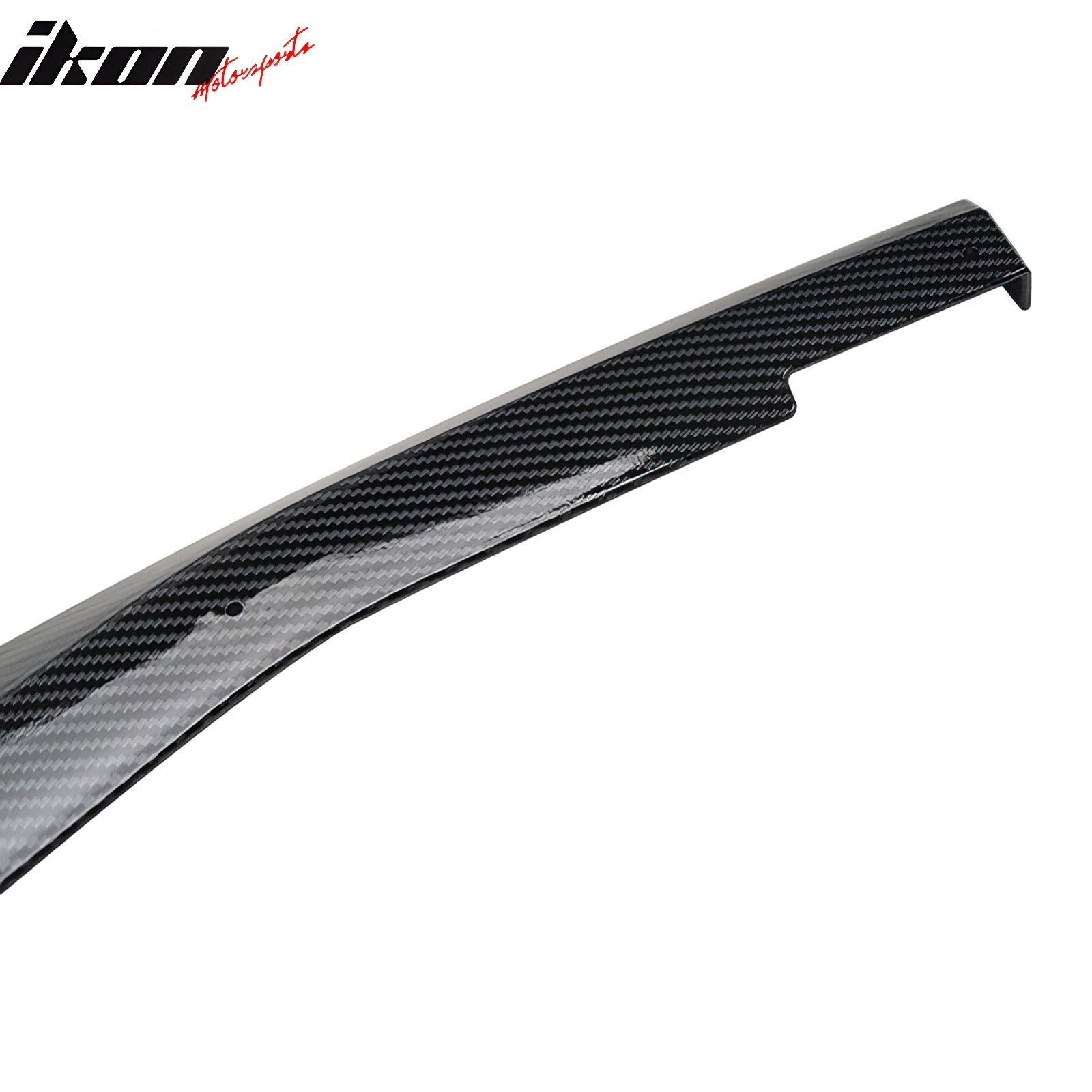 Fits 22-25 Subaru WRX IKON Front Bumper Lip Chin Spoiler PP Carbon Fiber Print