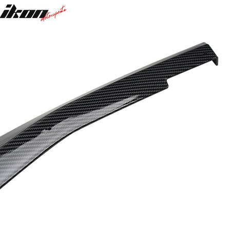 Fits 22-25 Subaru WRX IKON Front Bumper Lip Chin Spoiler PP Carbon Fiber Print