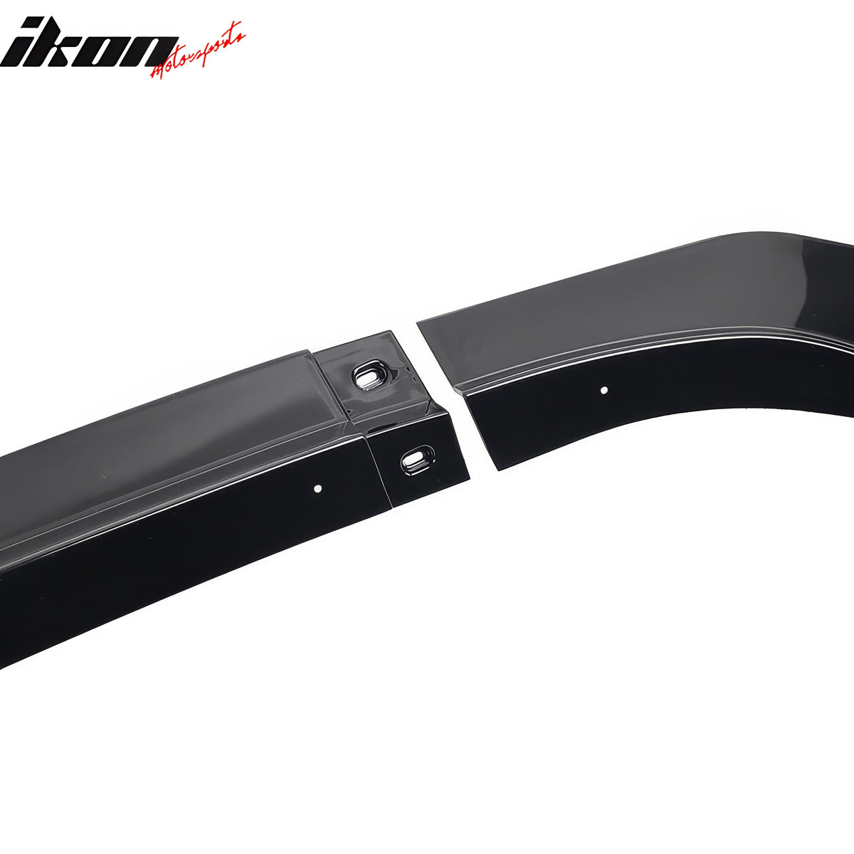 For 22-25 Subaru WRX IKON Style Front Bumper Lip Chin Spoiler PP Gloss Black 3PC