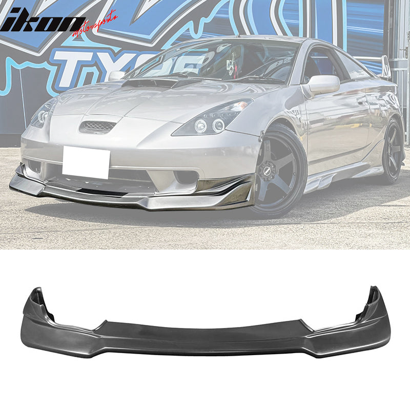 2000-2002 Toyota Celica VIP Style Black Front Bumper Lip Spoiler PU