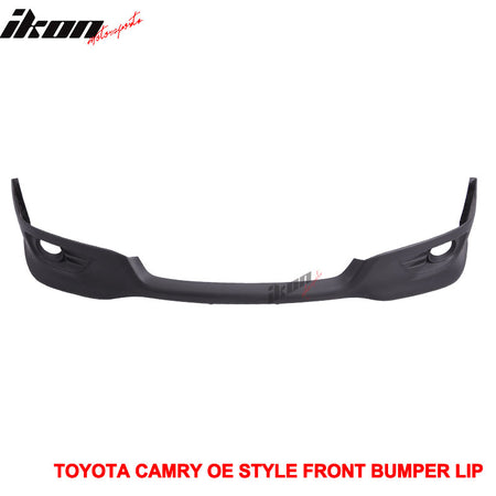 Fits 10-11 Toyota Camry OE Factory Style Front Bumper Lip Spoiler Unpainted - PU
