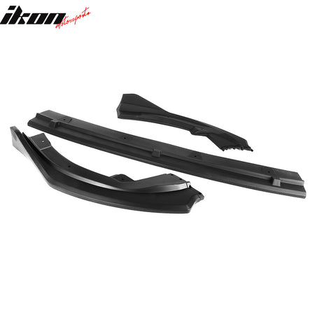 Fits 18-20 Toyota Camry V2 Style Unpainted Front Bumper Lip Spoiler 3PC Splitter