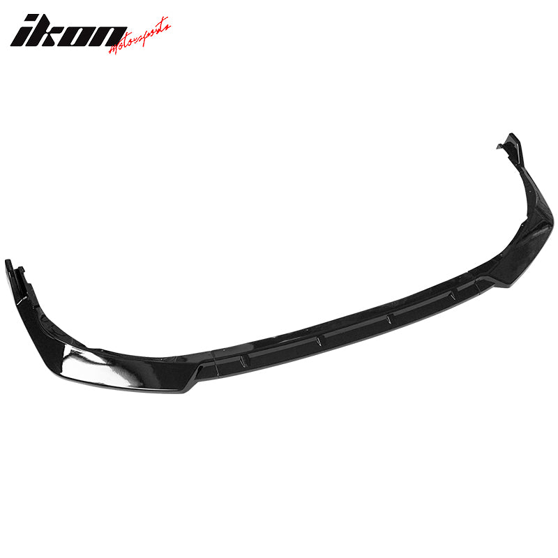 IKON MOTORSPORTS, 3PCS Front Bumper Lip Compatible With 2021-2023 Toyota Camry SE, Front Bumper Lip Spoiler Splitter Kit IKON Style PP