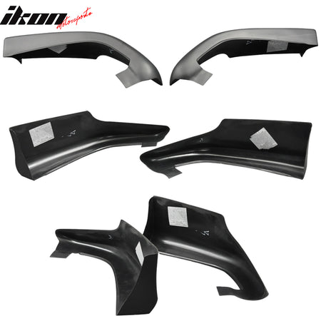 Fit 2011-2013 Toyota Corolla Front Bumper Lip Black PP