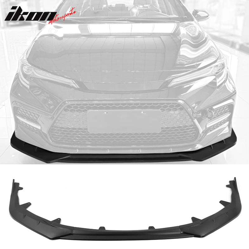 IKON MOTORSPORTS, Front Bumper Lip Compatible With 2020-2022 Toyota ...