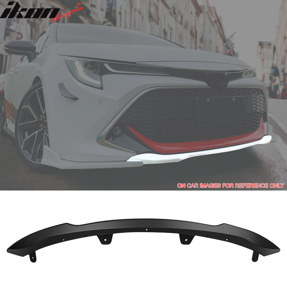 2019-2021 Toyota Corolla Auris 3rd 5-Door Matte Black Front Bumper Lip