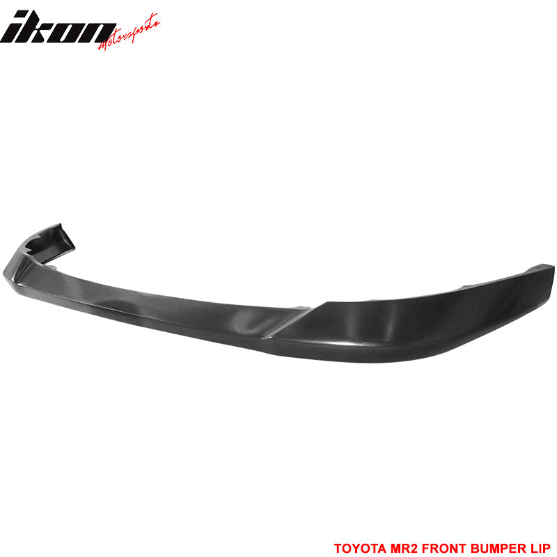 Front Bumper Lip Compatible With 1991-1995 TOYOTA MR2, aero ware Style PU Black Front Lip Spoiler Splitter by IKON MOTORSPORTS, 1992 1993 1994